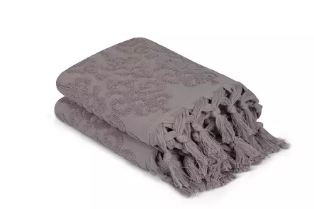 Tvätthandduk Set Mijölnir Lila 100% Bomull 50x90 cm & 50x90 cm - Handdukar - 8681875118650 - 1