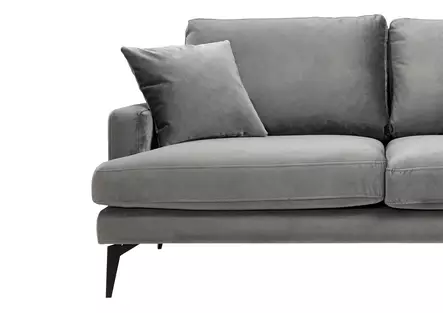 2-sits soffa Atelier del Sofa Papira Grå Polyester 175x90x88 cm - Soffor - 8681875774450 - 2