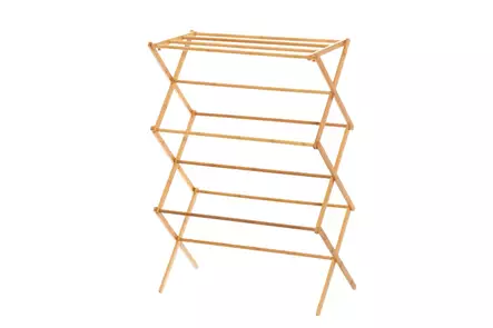 Kuivaustelina bambu  kokoontaittuva - Torkställningar och tvättkorgar - 6410416094120 - 1