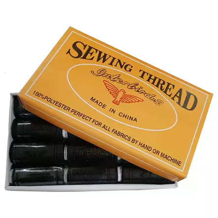 Sytråd svart 12 st - Trådar och sybehör - 6438168017280 - 2