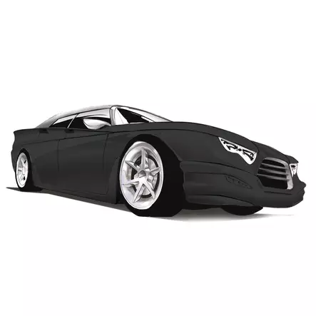 Spraymaali AutoACRYL Matta musta - Sprayfärger - 6412490000000 - 2