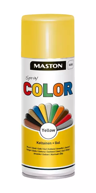 Spraymaali Color Keltainen 400ml - Sprayfärger - 6412491208010 - 1