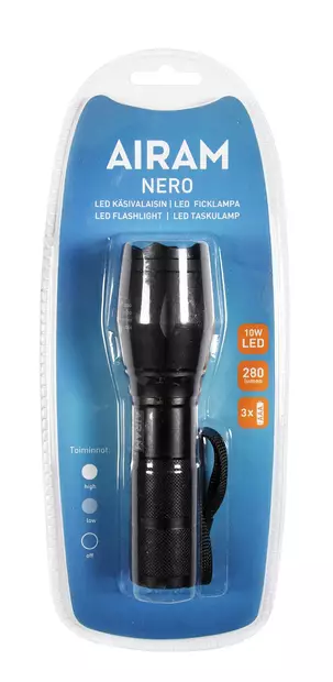 Taskulamppu Nero 10W 280lm, Airam - Ficklampor - 6435200218940 - 2