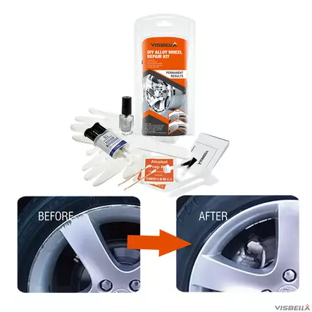 Reparationskit för aluminiumfälgar Visbella - Bilvårdstillbehör - 6970625540530 - 3