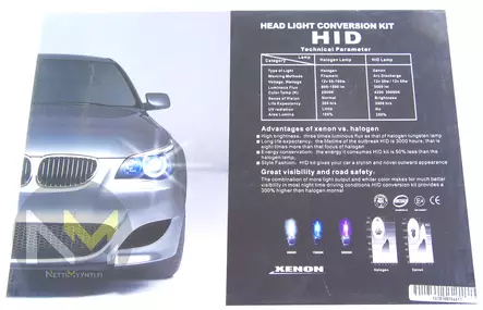 Xenonkit H3 24V HID - H3-lampor - 655-0420-40 - 2