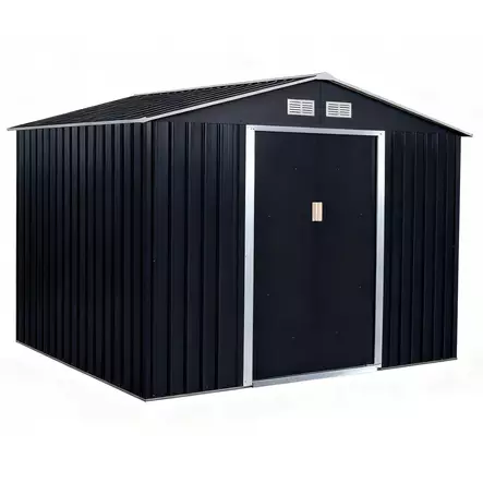 Green Land 2,5 m² trädgårdsplog med sadeltak - Förvaringsbodar - 6438014421780 - 1