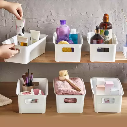 Kylskåpsorganisatör Hermia Vit Plast 6 Delar - Matlådor och matförvaringsbehållare - 8684282832140 - 1