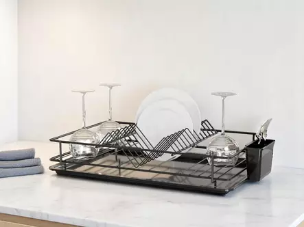 Diskställ Hermia Svart Metall 2 Delar - Dagliga köksartiklar - 8683742916130 - 2