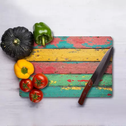 Skärbräda, flerfärgad, 20 x 30 cm, antibakteriell, hållbar - Köksredskap - 8684283724840 - 2