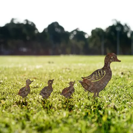 Metalldekoration Aberto Design Fam 08 Antiquation Metall 42x40 cm 18x15 cm 18x14 cm - Trädgårdsdekorationer - 8684282993940 - 2