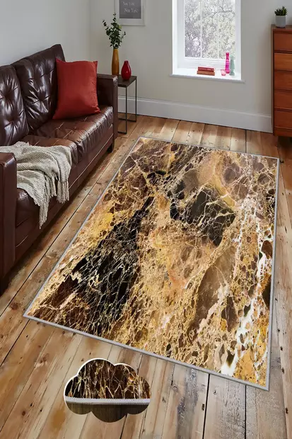 Gångmatta Conceptum Hmnt123 Flerfärgad Polyester 80x150 cm - Små mattor och gångmattor - 8681875853520 - 2