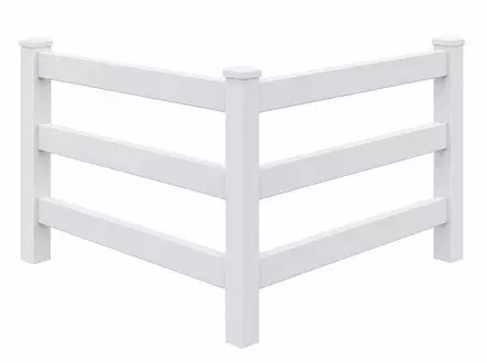 Ranch häststaket 2 st 183 cm för tre ribbor hörnstolpar - Staket och stängselnät - 6438014437040 - 2
