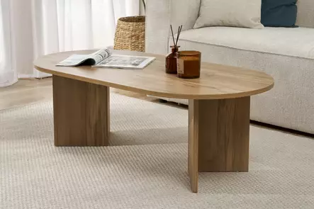 Soffbord Hanah Home Sable Ek Spånskiva 119x40x60 cm - Soffbord - 8684283756810 - 2