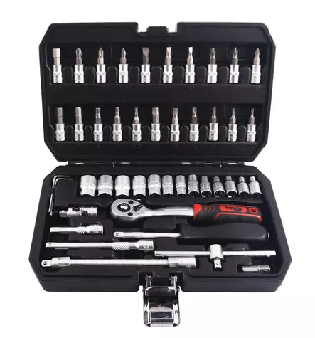 Timco 46-delad hylsnyckelsats - Hylsnyckelsatser - 6438014417110 - 1