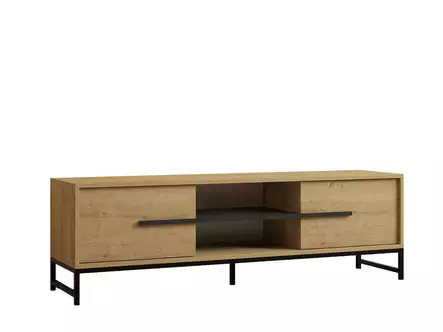 TV-bänk Hanah Home Mono Ek Spånskiva 160x50x40 cm - TV-bänkar - 8683743451470 - 1