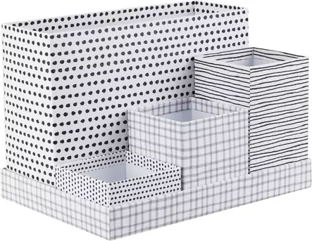 Skrivbordsorganisatör set med 5 delar - Skrivbordstillbehör - 8720573999540 - 1