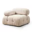 Fåtölj Atelier del Sofa Bubble L1 Cream Polyester 95x95x75 cm - Soffor - 8683743317950 - 1