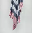 Fouta Mijölnir Röd Blå Vit 100% Bomull Hög Vattenabsorption 100x180 cm - Handdukar - 8683342756730 - 2