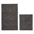 Badrumsmatta Set Mijölnir Grå 100% Bomull Halkfri Antibakteriell 50x60 cm & 60x100 cm - Badrumsmattor och våtrumsmattor - 8682870988620 - 1
