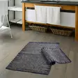 Badrumsmatta Set Mijölnir Grå 100% Bomull Halkfri Maskintvättbar 50x60 cm & 60x100 cm - Badrumsmattor och våtrumsmattor - 8684282223900 - 2