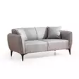 2-sits soffa Atelier del Sofa Belissimo Grå Polyester 160x95x67 cm - Soffor - 8683342950510 - 1