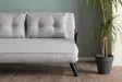 2-sits bäddsoffa Atelier del Sofa Sando Grå Teddytyg 175x133x81 cm - Bäddsoffor - 8684282296850 - 4