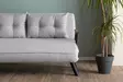 2-sits bäddsoffa Atelier del Sofa Sando Grå Teddytyg 175x133x81 cm - Bäddsoffor - 8684282296850 - 9