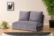 2-sits bäddsoffa Atelier del Sofa Taida Grå Polyester 185x120x36 cm - Bäddsoffor - 8683342263320 - 3