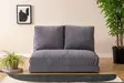 2-sits bäddsoffa Atelier del Sofa Taida Grå Polyester 185x120x36 cm - Bäddsoffor - 8683342263320 - 2
