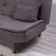 3-sits bäddsoffa Atelier del Sofa Kelebek Antracit Tyg 190x85x90 cm - Bäddsoffor - 8681875598100 - 5