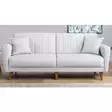 3-sits bäddsoffa Atelier del Sofa Aqua Cream Linne 205x85x85 cm - Bäddsoffor - 8681875323740 - 2