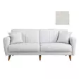 3-sits bäddsoffa Atelier del Sofa Aqua Cream Linne 205x85x85 cm - Bäddsoffor - 8681875323740 - 6