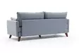 3-sits bäddsoffa Atelier del Sofa Bella Blå Polyester 208x81x85 cm - Bäddsoffor - 8682870763210 - 6