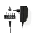 Universal nätadapter | 27 W | 3 - 12 V DC | 1.80 m | 2.25 A A | 6 plug(s) | Svart - Allmänna strömförsörjningar och adaptrar - 5412810267170 - 1