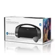 Bluetooth® Party Boombox | 360 min | 2.0 | 150 W | Uppspelning av media: AUX / USB | IPX5 | Synkroniseringsbar | Handtag | Festljus | Svart - Bluetooth-högtalare - 5412810334650 - 67