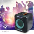 Bluetooth® Party Speaker | Batteri 1 driftstid standardanvändning: 300 min | 150 W | Handtag | Festljus | Synkroniseringsbar | Equalizer | Orange / Svart - Bluetooth-högtalare - 5412810450640 - 5