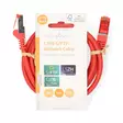 CAT6 Nätverkskabel | RJ45 hane | RJ45 hane | S/FTP | 1.00 m | Rund | LSZH | Röd | Label - Dator och nätverk - 5412810423750 - 66