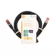 CAT6 Nätverkskabel | RJ45 hane | RJ45 hane | S/FTP | 1.50 m | Rund | LSZH | Svart | Label - Dator och nätverk - 5412810423200 - 66