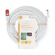 CAT6 Nätverkskabel | RJ45 hane | RJ45 hane | S/FTP | 7.50 m | Rund | LSZH | Vit | Label - Dator och nätverk - 5412810424030 - 66