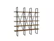 Bokhylla Hanah Home Beylerbeyi Valnöt Spånskiva 160x160x26 cm - Bokhyllor - 8681875329100 - 3