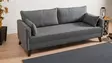 3-sits soffa Atelier del Sofa Bella Grå Polyester 208x81x85 cm - Soffor - 8681875520200 - 3