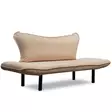 2-sits bäddsoffa Atelier del Sofa Chatto Cream Bomullspolyester 150x75x70 cm - Bäddsoffor - 8681875569520 - 5