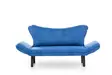 2-sits bäddsoffa Atelier del Sofa Chatto Blå Bomullspolyester 150x70x75 cm - Bäddsoffor - 8681875833140 - 7