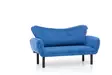 2-sits bäddsoffa Atelier del Sofa Chatto Blå Bomullspolyester 150x70x75 cm - Bäddsoffor - 8681875833140 - 4