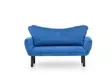 2-sits bäddsoffa Atelier del Sofa Chatto Blå Bomullspolyester 150x70x75 cm - Bäddsoffor - 8681875833140 - 3
