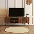 TV-bänk Hanah Home Exxen Valnöt Spånskiva 150x52x34 cm - TV-bänkar - 8683743041930 - 1