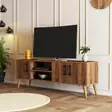 TV-bänk Hanah Home Exxen Valnöt Spånskiva 150x52x34 cm - TV-bänkar - 8683743041930 - 2