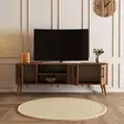 TV-bänk Hanah Home Exxen Valnöt Spånskiva 150x52x34 cm - TV-bänkar - 8683743041930 - 3