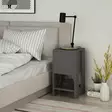 Sängbord Hanah Home Ema Antracit Spånskiva 30x55x30 cm - Nattduksbord - 8681875205510 - 1