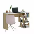 Skrivbord Hanah Home Dardanos Vit Ek Spånskiva 110x73,8x50 cm - Skrivbord - 8683342399920 - 3